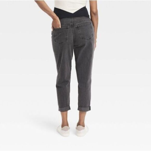Isabel Maternity Jeans Womens 16 Gray by Ingrid Isabel Over Belly Boyfri… - Picture 2 of 6